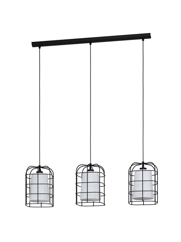 EGLO BITTAMS LANGE TAFEL 3XE27 ZWART