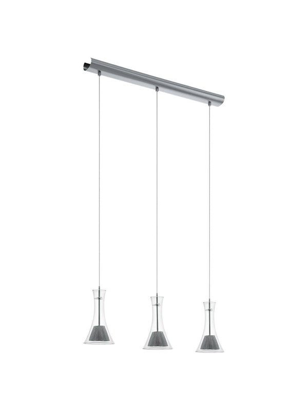 EGLO MUSERO 1 LANGE TAFEL 3L DAMPPB. ALU/HELDER