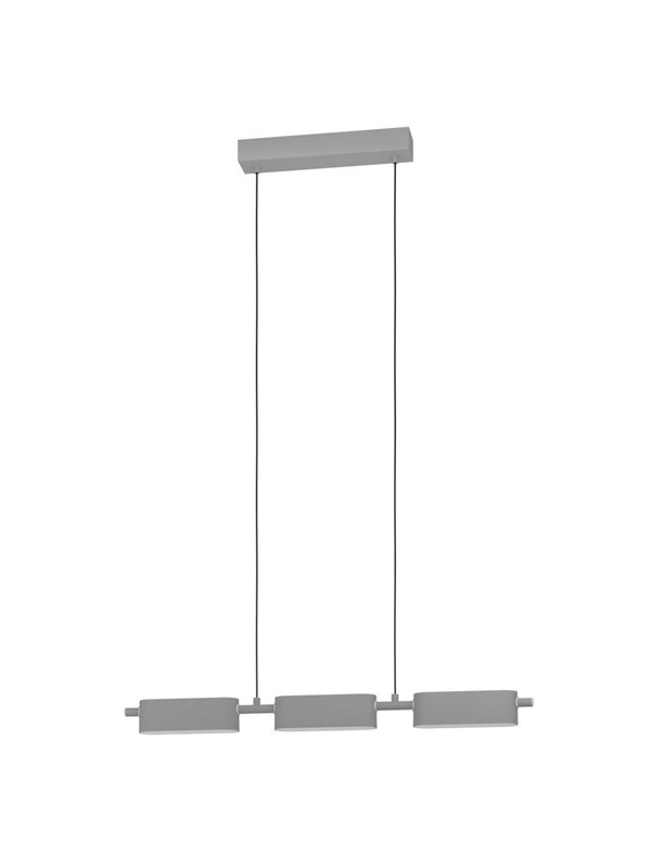 Eglo ROVIRA LED Hanglamp 99819 - Modern Zilver 3 lichtpunten