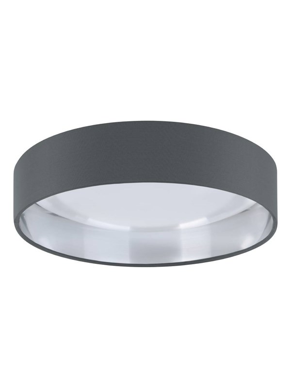 EGLO PALOMARO 2 PLAFONDLAMP Ø3203X3,6W 1110LM 3000K ANTRACIET/ZILVER