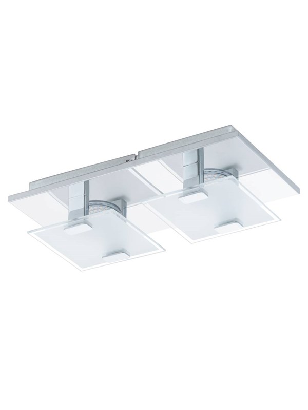 EGLO VICARO PLAFONDLAMP 2X180LM CHROOM