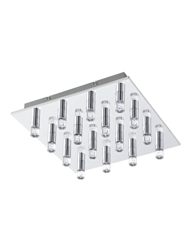 EGLO TEOCELO PLAFONDLAMP 16L 2080LM 370X370 CHROOM