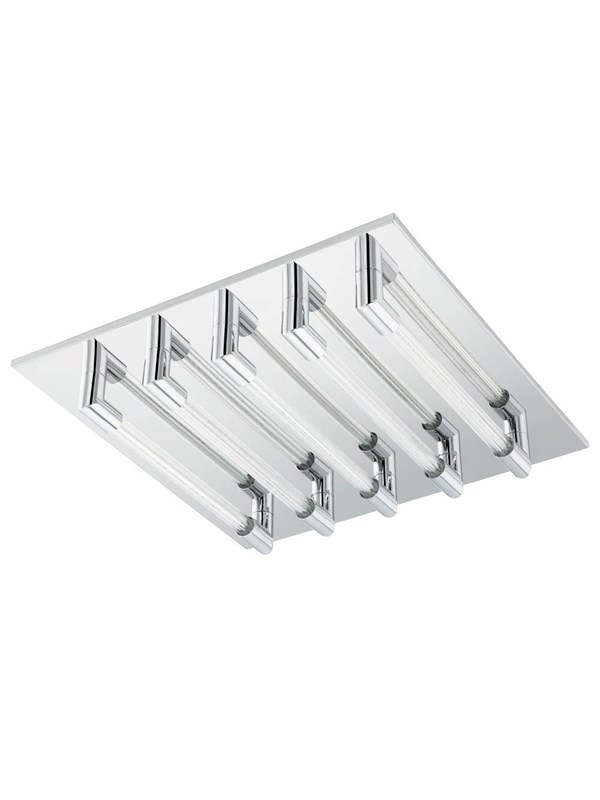 EGLO VELARDE PLAFONDLAMP 5X550LM 370X370 CHROOM