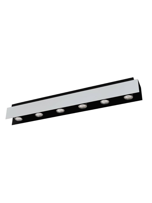 EGLO VISERBA PLAFONDLAMP 6X400LM L830 ALU