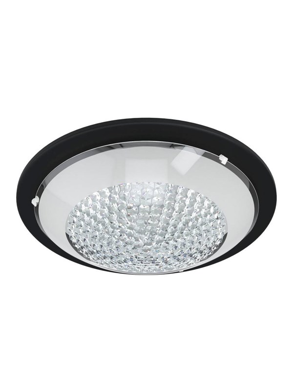 EGLO ACOLLA 1 PLAFOND Ø370 ZWART/WIT/HELDER