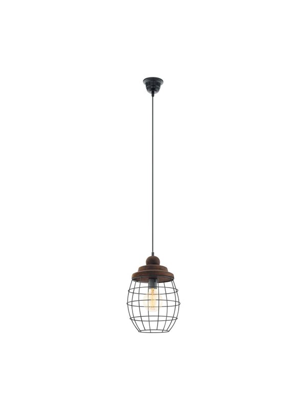 EGLO BAMPTON HANGER ZWART ANTIEK