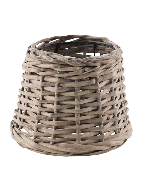 EGLO SCHERM Ø205 RATTAN GRIJS