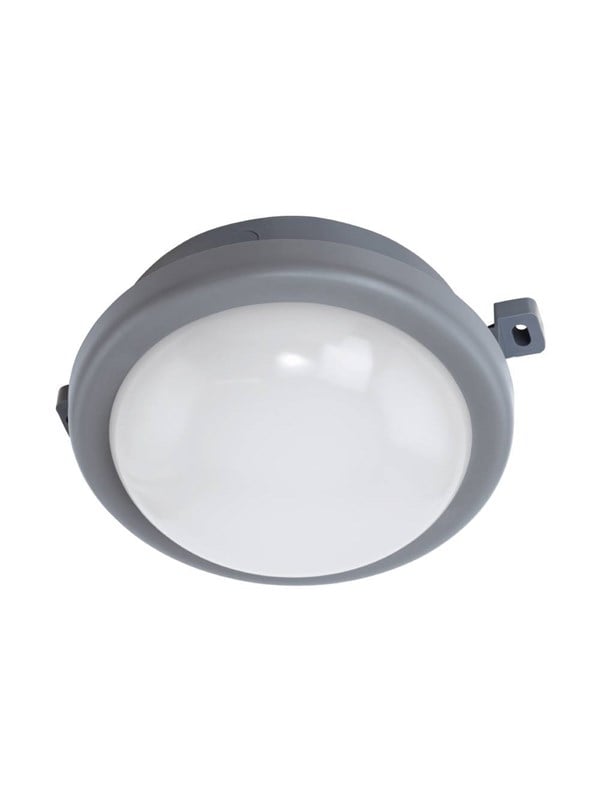 EGLO PESCOLLA BUITENWAND/PLAFOND ROND 560LM 4000K IP65 GRIJS/WIT