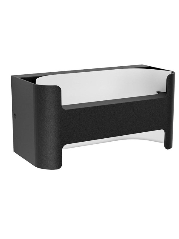EGLO PASSIRANO BUITENMUUR 5W 500LM IP44 ZWART