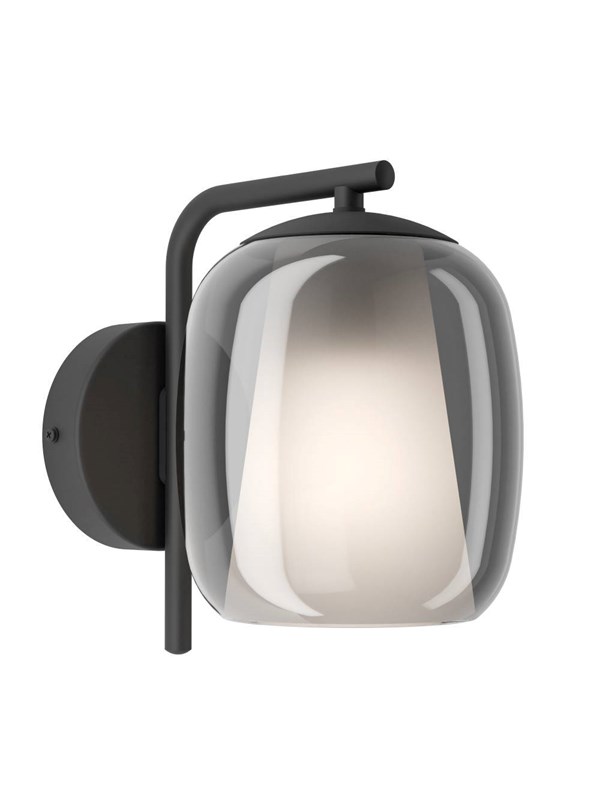 EGLO CIAMPINO WALL H220 E27 ZWART/GRIJS