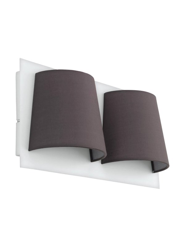 EGLO SERRAVALLE WALL 2X410LM WIT/GRIJS