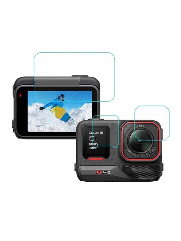 Puluz 3-In-1 Beschermende Film Voor Insta360 Ace Pro 2 Beschermhoes Voor