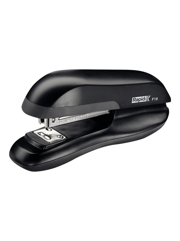 Rapid F16 - stapler - 20 sheets - metal ABS plastic thermoplastic elastomer (TPE) - black