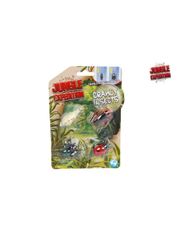 Pocket Money Window Crawly Insects 4-Pack - asstored