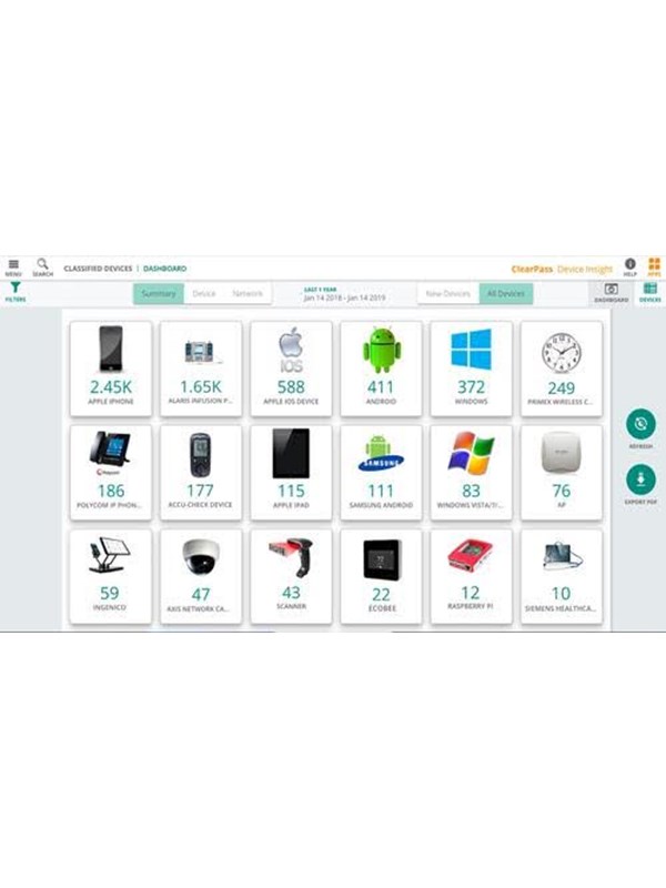 HP E Aruba ClearPass Device Insight New Licensing - Elektronisk