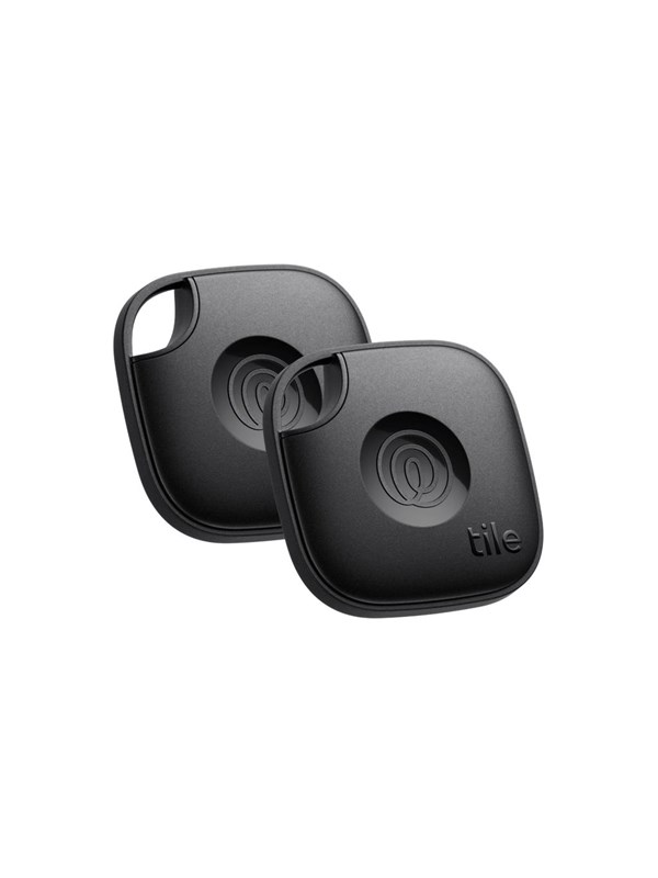 Life360 Tile Mate - Krachtige Bluetooth Tracker - Item locator voor Sleutels, Tassen en meer - 2 Stuks (Zwart)