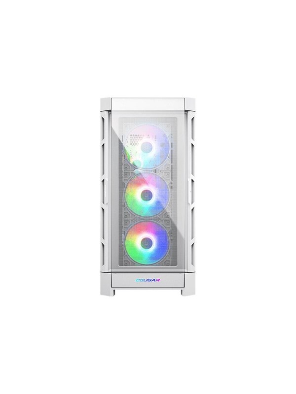 COUGAR Gaming DUOFACE PRO RGB Mid Tower Pc Behuizing met 2 frontpanelen - Wit