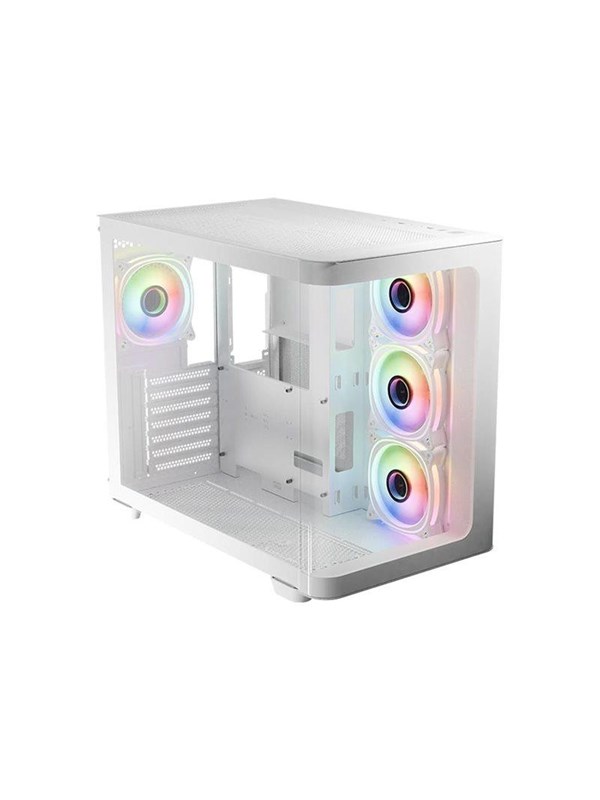 LC Power Gaming 8001W Pro-Storm Light - Case - Tower - Wit