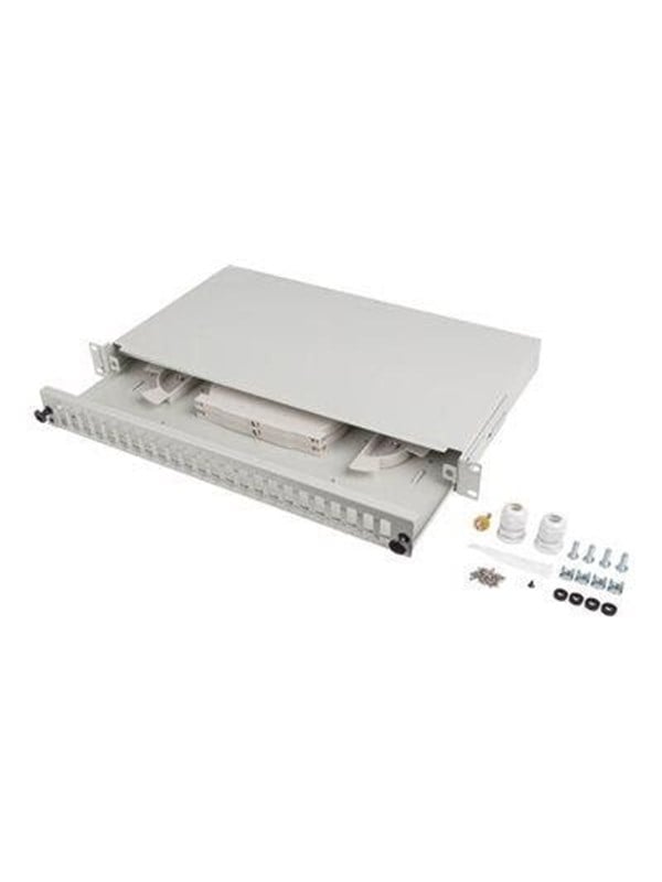 Lanberg patch panel - 1U - 19" - 24 x SC duplex / 24 x LC quad