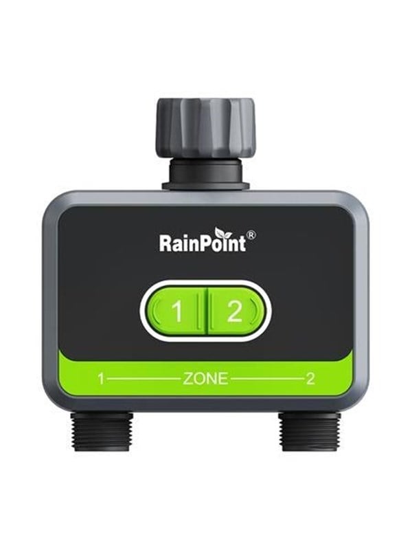 RainPoint 2-Zone Irrigation Controller with App