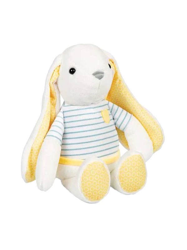 BigJigs Grote Konijn Knuffel pluche speelgoed multi kleuren.