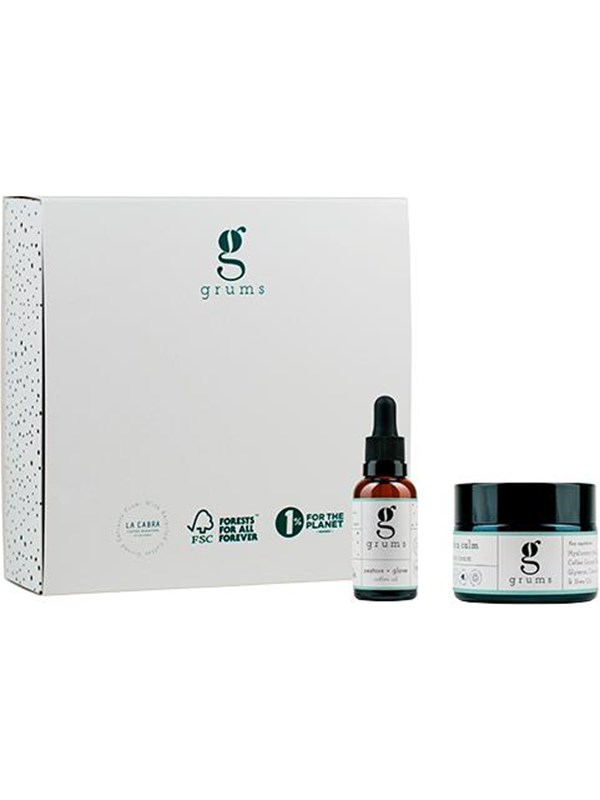 Grums The Hydra Glow Kit (face cream + face oil)