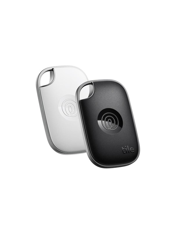 Life360 Tile Pro - Krachtige Bluetooth Tracker - Item locator voor sleutels, tassen en meer - Werkt met iOS en Android - 2-stuks (Zwart/Wit)