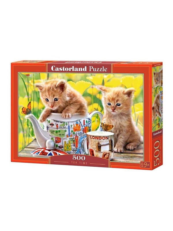 Castorland Tea Time – Puzzel – 500 stukjes – Satijnen afwerking – Perfecte pasvorm – Europese kwaliteit