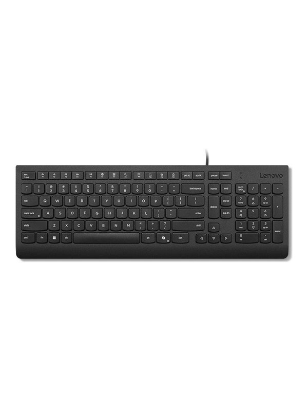 Lenovo Essential - keyboard - QWERTY - US English - black Input Device - Toetsenbord - Engels (US international) - Zwart
