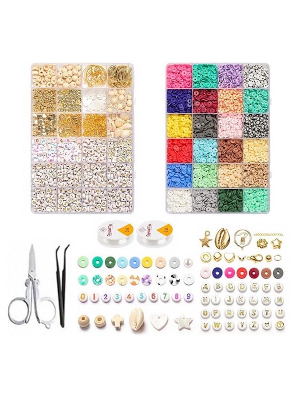 Pro Boheem Sieradenset - Heishi & Charm Kralen - 6000 st