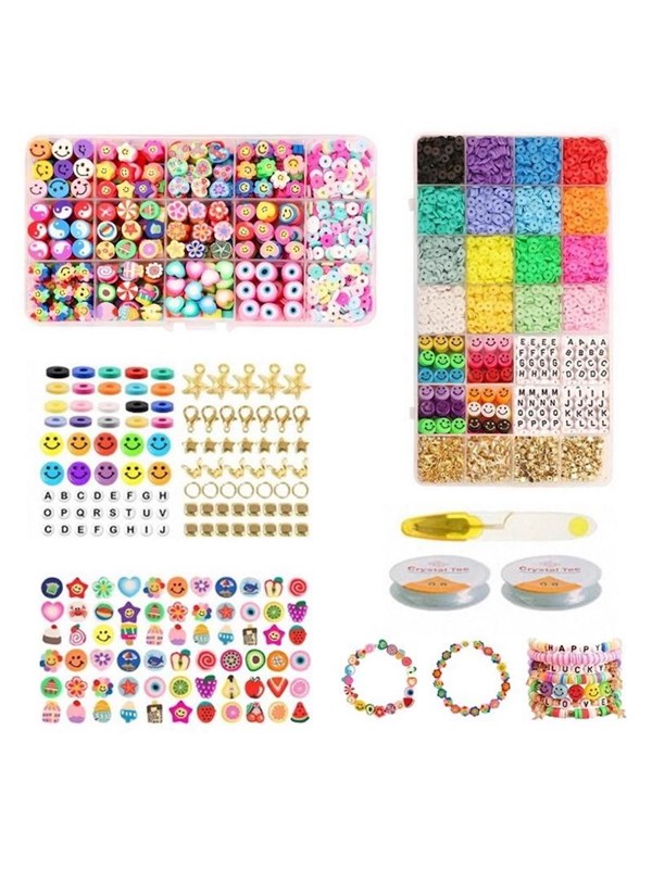 Pro Fimo Sieradenset - Heishi & Charm Kralen - 4500 st