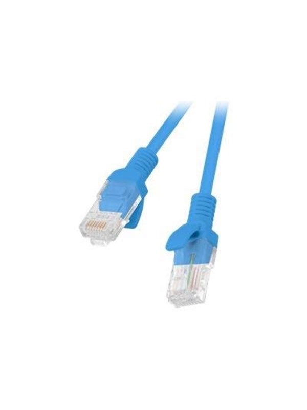 Lanberg patch cable - 1 m - blue RAL 5012 - Blauw - 1m