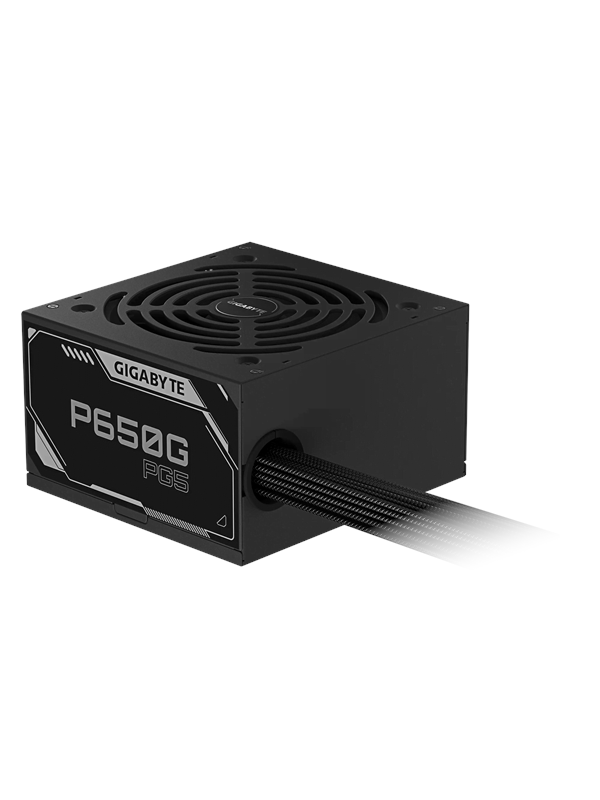 GIGABYTE P650G PG5 Voeding - 650 Watt - 120 mm - ATX 3.1 - 80 Plus 80 PLUS Gold