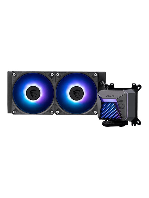 Msi Mag Coreliquid A15 240 Argb 2X120Mm Waterkoeling Voor Gaming-Pc