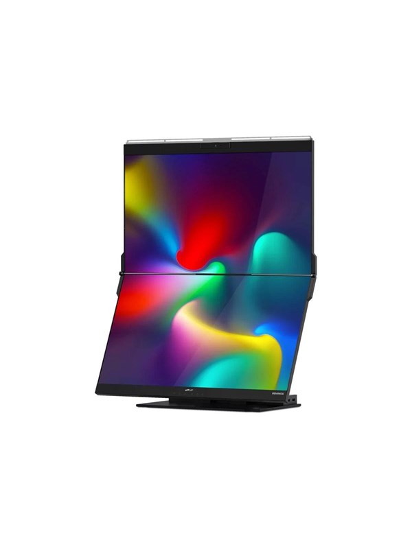 Mobile Pixels Geminos X - Gestapelde Dubbele 24 Inch Monitor - 2K - 75hz - 10 in 1 dock - Onderste display Touchscreen