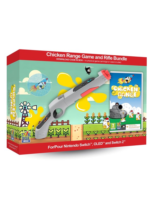 Chicken Range Game with Rifle Bundle (Code in a Box) - Nintendo Switch 2 - Schieten