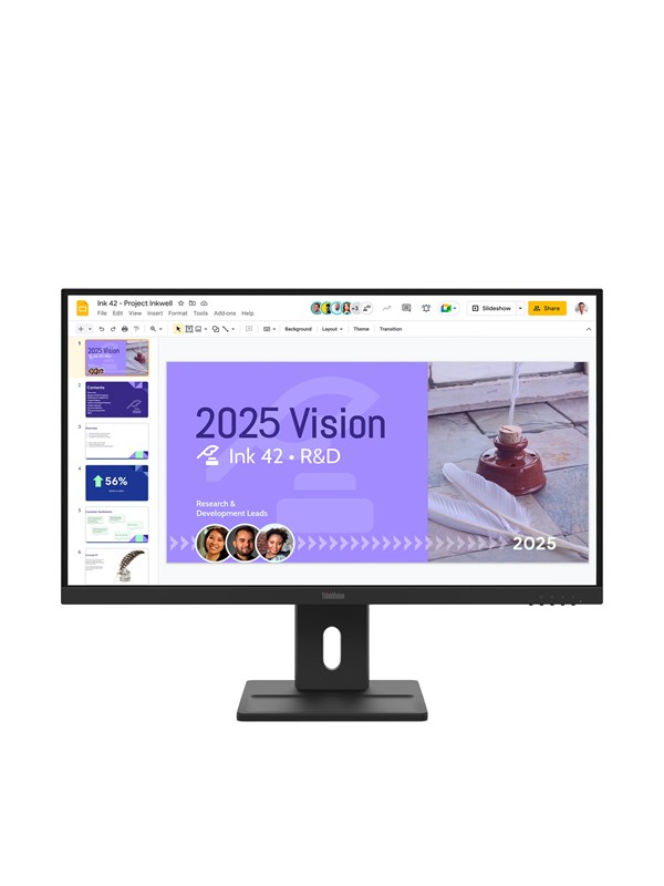 27" Lenovo ThinkVision E27Q-40 - 2560x1440 (QHD) - 100Hz - IPS