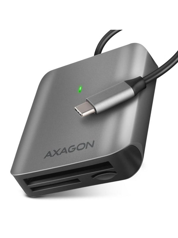 AXAGON CRE-S3C External card reader USB-C 3.2 Gen 1, 3-slot & lun SD/microSD/CF, UHS-II