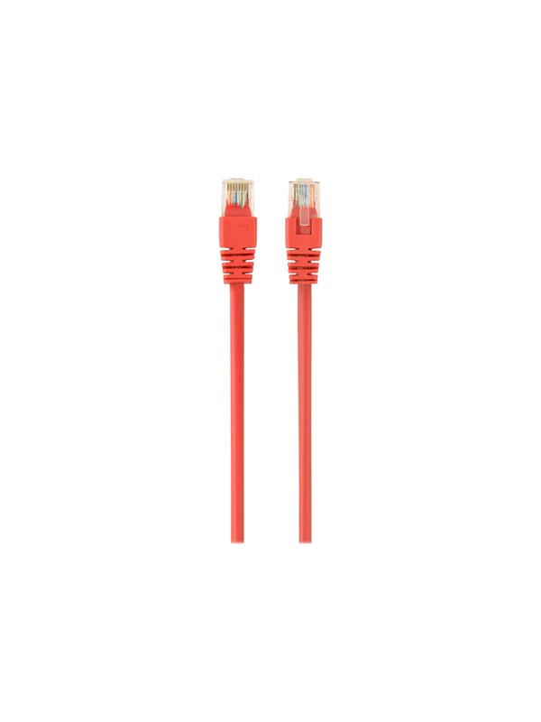CablExpert PP12-1M/R - Netwerkkabel, UTP Cat5E, rood