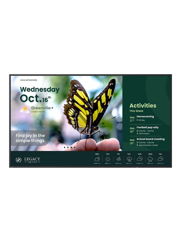 BenQ ST5504 ST04 Series - 55" LED-backlit LCD display - 4K - for digital signage