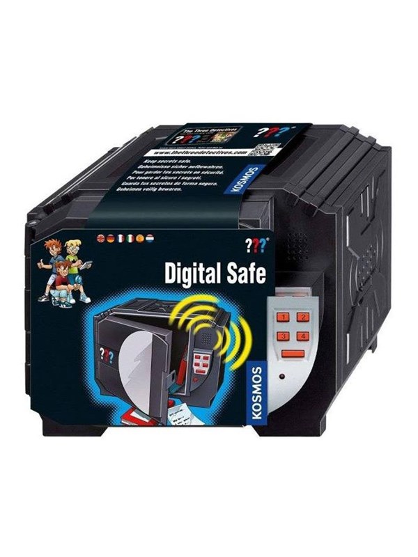 Kosmos Spy Labs Digital Safe – Spionagespeelgoed – Bouw je eigen digitale kluis met pincode – Inclusief elektronica en geheime vakjes – Digitale Kluis