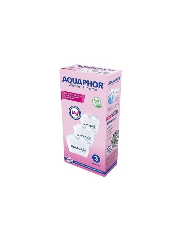 Aquaphor Waterfilterpatronen Maxfor+ Mg 3 stuks