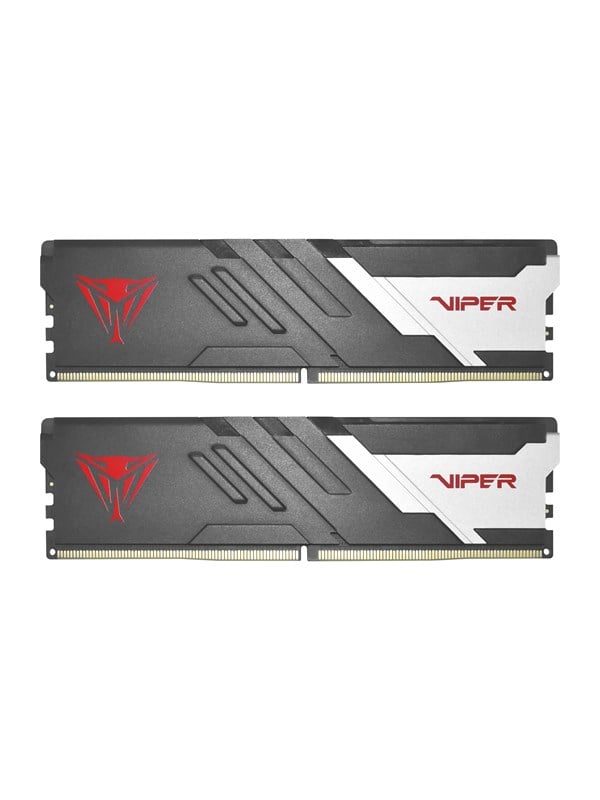 Patriot Memory Viper Venom PVV564G560C40K - Geheugen DDR5 - 64 GB: 2 x 32 GB - 288-PIN - 5600 MHz / PC5-44800 - CL40 - 1.35V - AMD EXPO - Intel XMP - On-Die ECC - zwart, wit