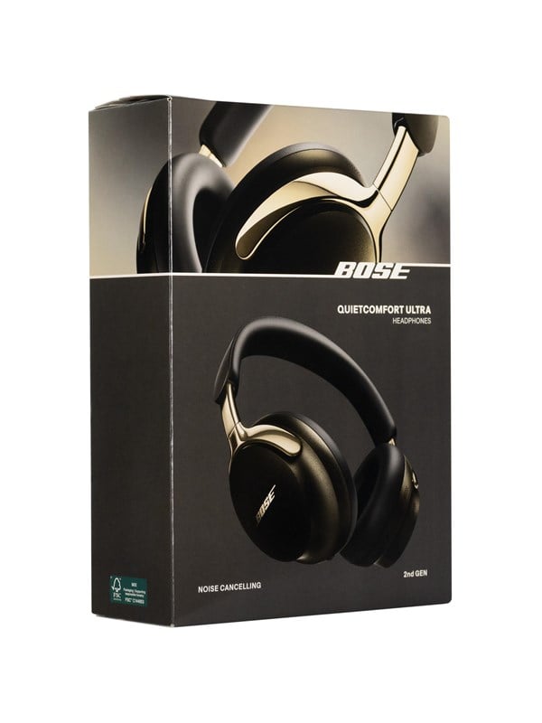 Bose QuietComfort Ultra Headphones (2nd Gen) – Draadloze over-ear koptelefoon – Active Noise Cancelling – Zwart / Goud