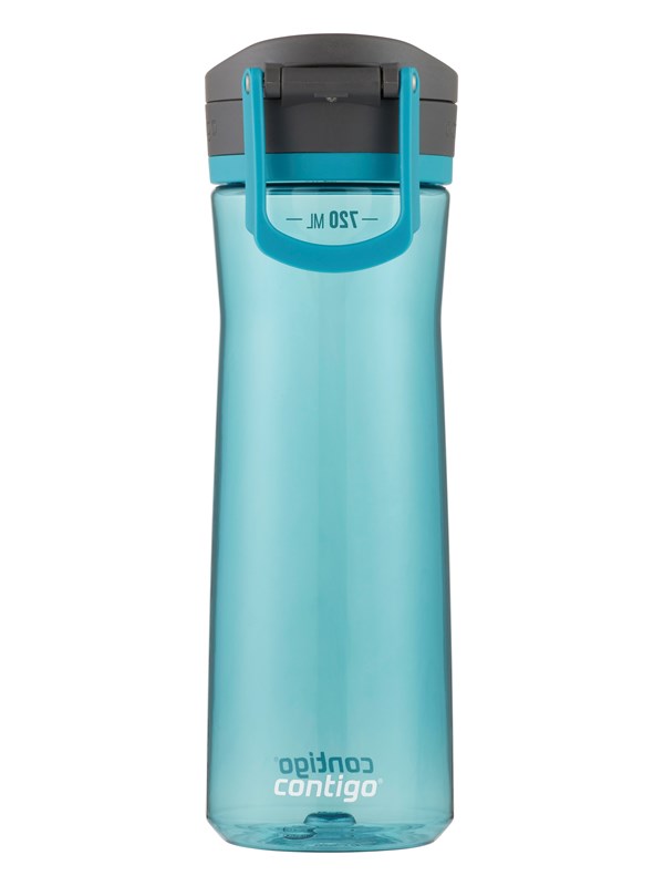 Contigo Jackson Autoseal waterfles, grote BPA-vrije waterfles, 100% lekvrij en vaatwasserbestendig, outdoor sportfles voor fietsen, joggen, wandelen, werk, school, 720 ml | Juniper
