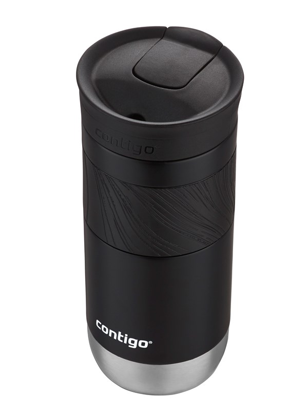 Contigo Byron Snapseal thermosbeker - Licorice - 16oz - roestvrijstalen isoleerbeker, koffiebeker-to-go, lekvrij, houdt tot 7 uur warm, vaatwasserbestendig BPA-vrij deksel, 470 ml