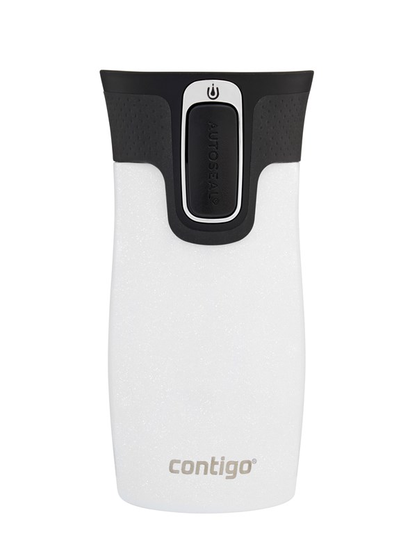 Contigo West Loop Mini Autoseal thermosbeker- - Salt - roestvrijstalen isoleerbeker - koffiebeker-to-go, BPA-vrij, lekvrije beker-to-go met Easy-Clean-deksel, houdt tot 6 uur warm, 300 ml