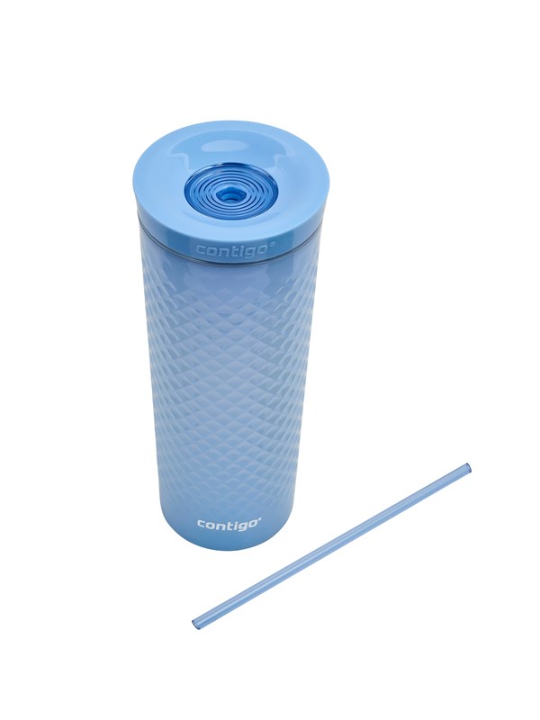 Contigo Autoclose Tumbler Text Trit - 590ml Glacier