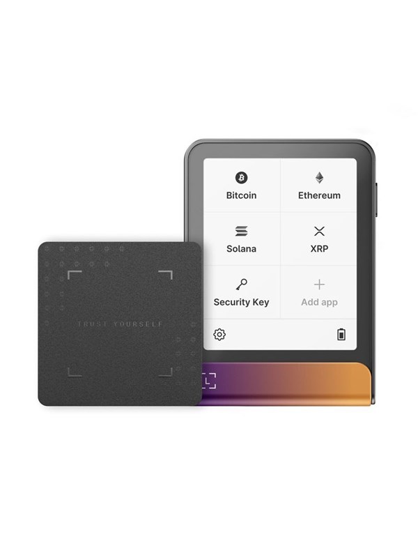 Ledger Flex – Crypto Hardware Wallet met Touchscreen – 15.000+ Coins & NFT’s – Bluetooth, USB-C & NFC – Incl. Ledger Recovery Key - Ferro Fuchsia