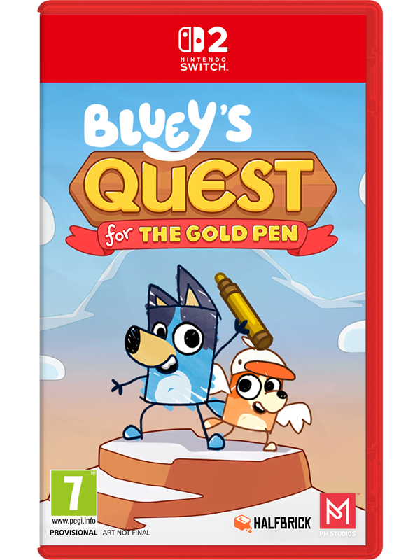 Bluey's Quest for the Gold Pen - Nintendo Switch 2 - Adventure